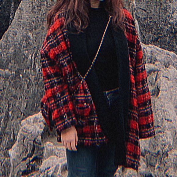 The Kooples Red Plaid Jacket - Picture 2 of 2